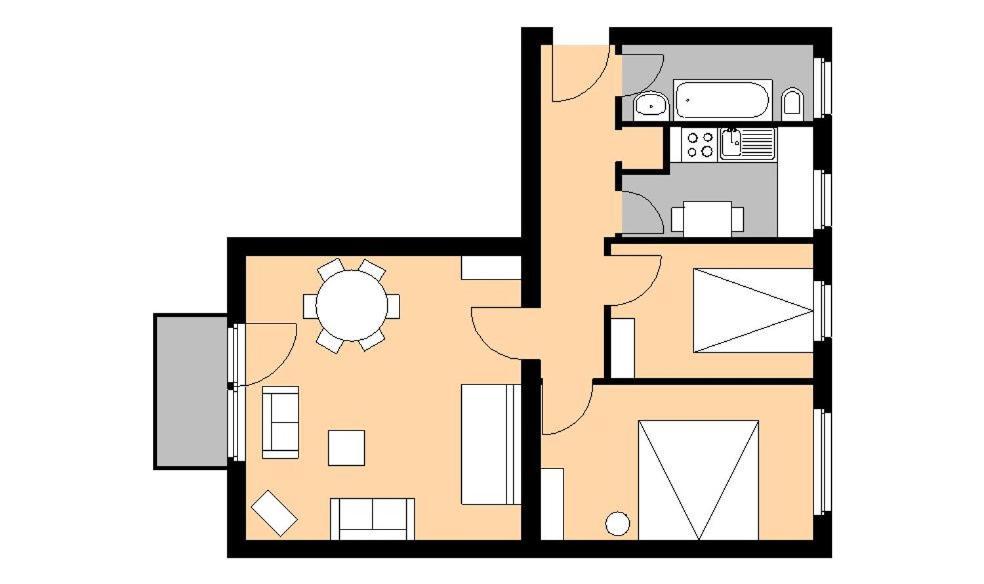 M M Central Vintage Family, Handwerker Und Monteure Apartments เบอร์ลิน ห้อง รูปภาพ